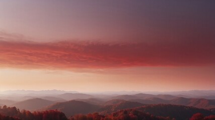 Obraz premium sunrise over the mountains