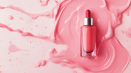 nail polish mockup for advertisement or copy space