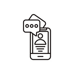 mobile news icon collection .design style with background