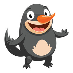 A funny cartoon Mole vector illustration