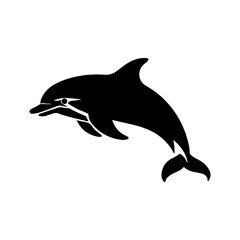 Dolphin vector silhouette