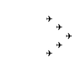 aircraft squadron flying, Air Fleet in Formation