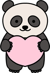 Kawaii Animals Showing Love Signs