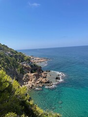 view of the coast of the sea