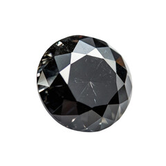 Black diamond gemstone displayed in close detail representing luxury rarity and high value beauty
