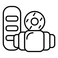 Bread and Pastry icon vector icon