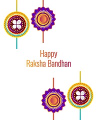 Beautiful Traditional Rakhi Thread Design for Raksha Bandhan Festival Celebration – Colorful Rakhi Background with Decorative Elements in High Quality JPG
