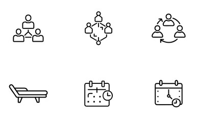 Visual Representation of Organizational Structures and Time Management Tools