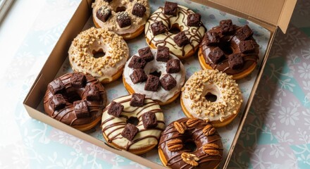 signature donuts from famous artisan cafe 