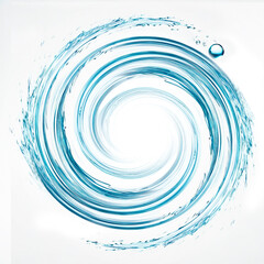 water tornado spinning into a blue tornado