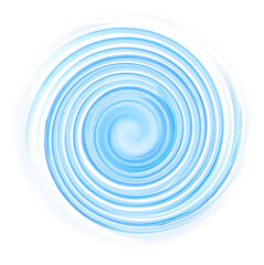 water tornado spinning into a blue tornado