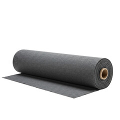 Geotextile fabric roll no background, isolated