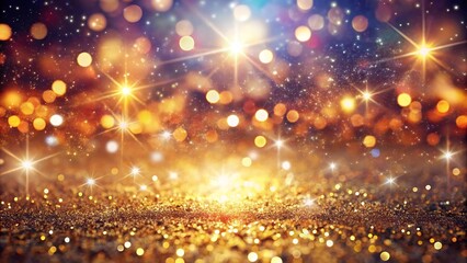 Naklejka premium Beautiful Abstract Shiny Light and Glitter Background