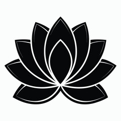 Modern black silhouette logo for sleep and wellness brand