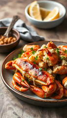 Delicious Crab and Rice Dish: Gourmet Food Photography