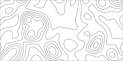Abstract lines background. Contour maps. Vector illustration. The stylized height of the topographic map contour in lines and contours isolated on transparent. technology topo landscape grid map text	