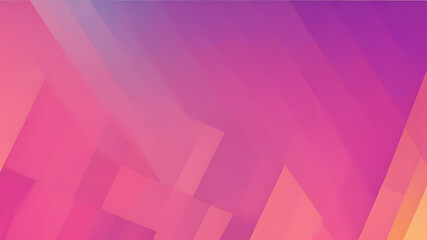 Abstract geometric shapes with smooth gradient colors in pink and purple hues background