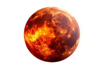 Large, glowing orange sun in the center of on transparent background
By Rahela2Studio