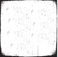 Fototapeta premium Monochrome grunge texture. Distress Grunge background. Scratch Grain Noise Grange Stamp. Black spray inkblot.