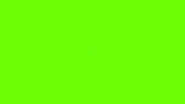 Acute Angle Symbol Animation &ndash; Isolated Mathematics Icon (Green Screen / Alpha)