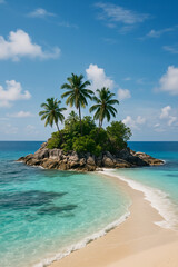Fototapeta premium AI Generated Island