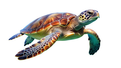 turtle isolated on white
