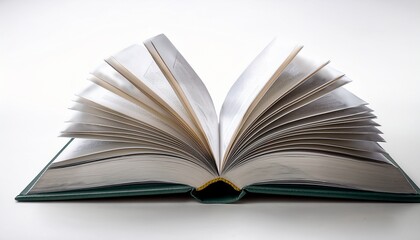 Obraz premium open book on white background