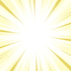 Obraz premium Abstract Arylide Yellow Sunburst Background with Glowing Light Rays. Yellow Glowing Effect Sunburst Background for Presentation, Banner, Poster, Flyer, Sales. Pop Art Background for Summer Themes.