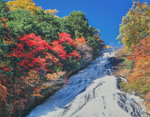湯の湖より流れ出す奥日光三名瀑の湯滝