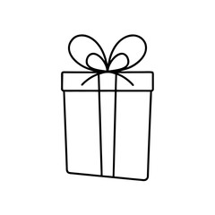 muted pink palette with gift box line art