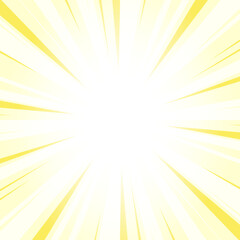 Fototapeta premium Abstract Corn Yellow Sunburst Background with Glowing Light Rays. Yellow Glowing Effect Sunburst Background for Presentation, Banner, Poster, Flyer, Sales. Pop Art Background for Summer Themes.