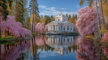 Spring and Summer Scenery Depicting Landscapes and Nature
