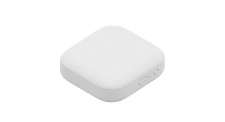 White wireless router isolated on transparent background, a modern electronic device for internet connection, providing wireless access to the network in home or office environments
