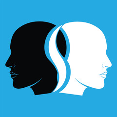 Abstract geometric design with vibrant color palette