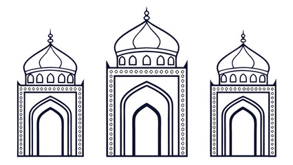 Islamic arches domes architectural elements architecture