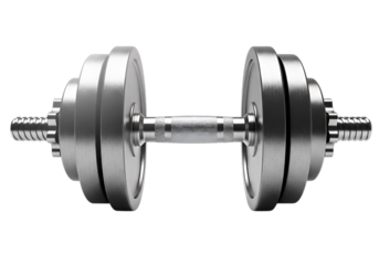 Adjustable chrome dumbbell for strength training