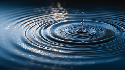 Ripples Spreading on the Surface of a Calm Pond