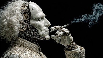 A malfunctioning android believes it is the reincarnation of a philosopher.