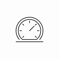 dashboard meter monitor icon sign vector