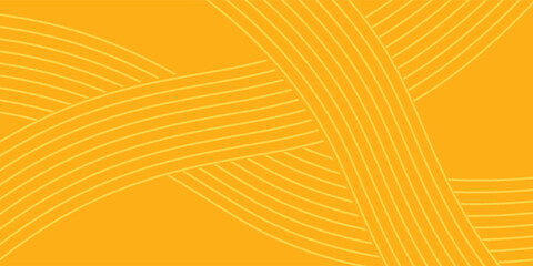 Pasta background, spaghetti abstract geometric pattern. Macaroni yellow poster. Wavy abstract pattern. modern vector.
