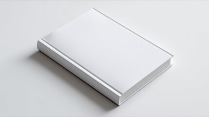 Blank White Book Mockup: A Clean and Simple Design