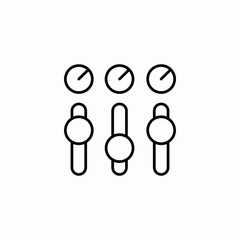 manual settings icon sign vector