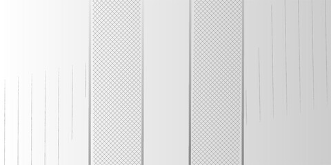 Minimalist silver gradient background with abstract mesh and linear elements, ideal for tech themes, packaging design, architecture, or luxury branding visuals