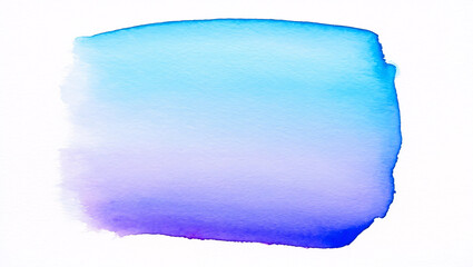 Obraz premium Soft Blue to Purple Watercolor Wash with Textured Paper gradient