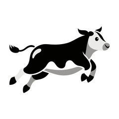 Fototapeta premium Jumping Cow