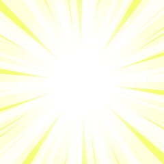 Obraz premium Abstract Laser Lemon Yellow Sunburst Background with Glowing Light Rays. Yellow Glowing Effect Sunburst Background for Presentation, Banner, Poster, Flyer, Sales. Pop Art Background for Summer Themes.