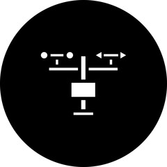 Weather Station Vector Icon Design