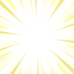 Obraz premium Abstract Light khaki Yellow Sunburst Background with Glowing Light Rays. Yellow Glowing Effect Sunburst Background for Presentation, Banner, Poster, Flyer, Sales. Pop Art Background for Summer Themes.