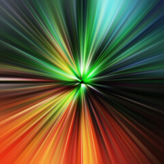 Obraz premium Colorful zoom motion effect. Abstract background. Color lines. Colored texture backdrop and banner. Multi color gradient pattern and textured wallpaper.