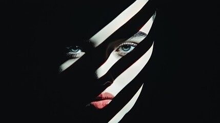 Shadowed face barely lit by soft light, intense expression of quiet sadness, cinematic detail